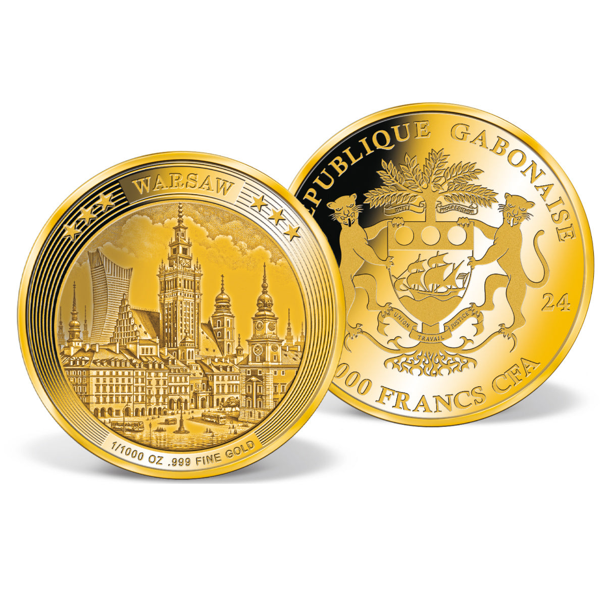 Zdjęcie produktu Moneta pamiątkowa " Warszawa"