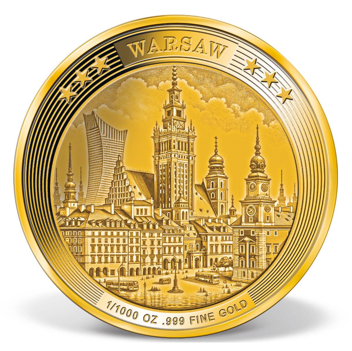 Zdjęcie produktu Moneta pamiątkowa " Warszawa"