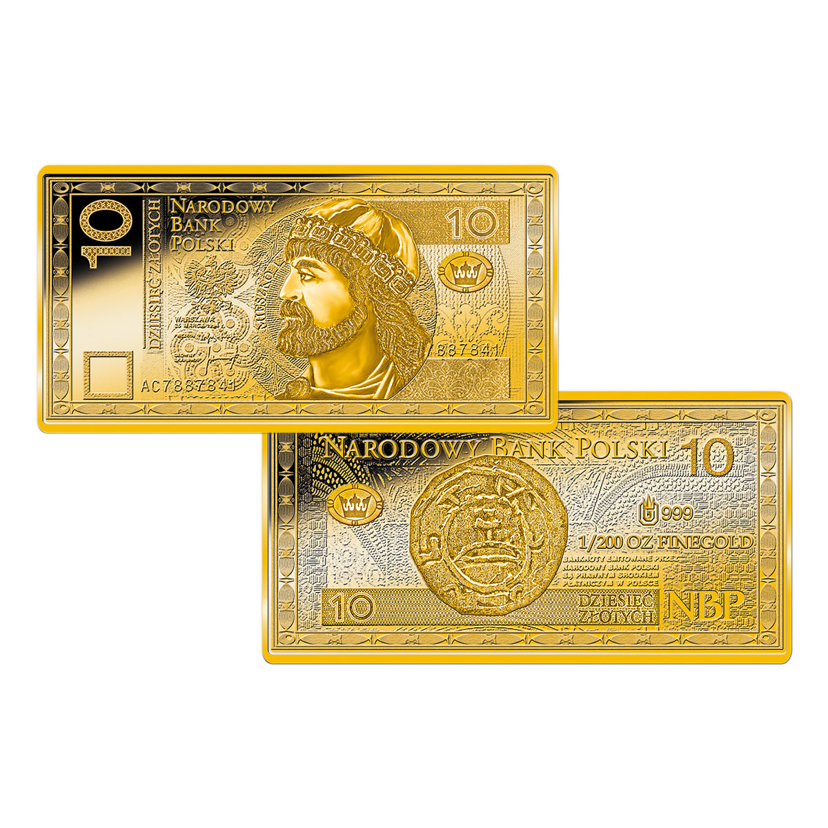 Zdjęcie produktu Współczesne banknoty polskie - kolekcja sztabek