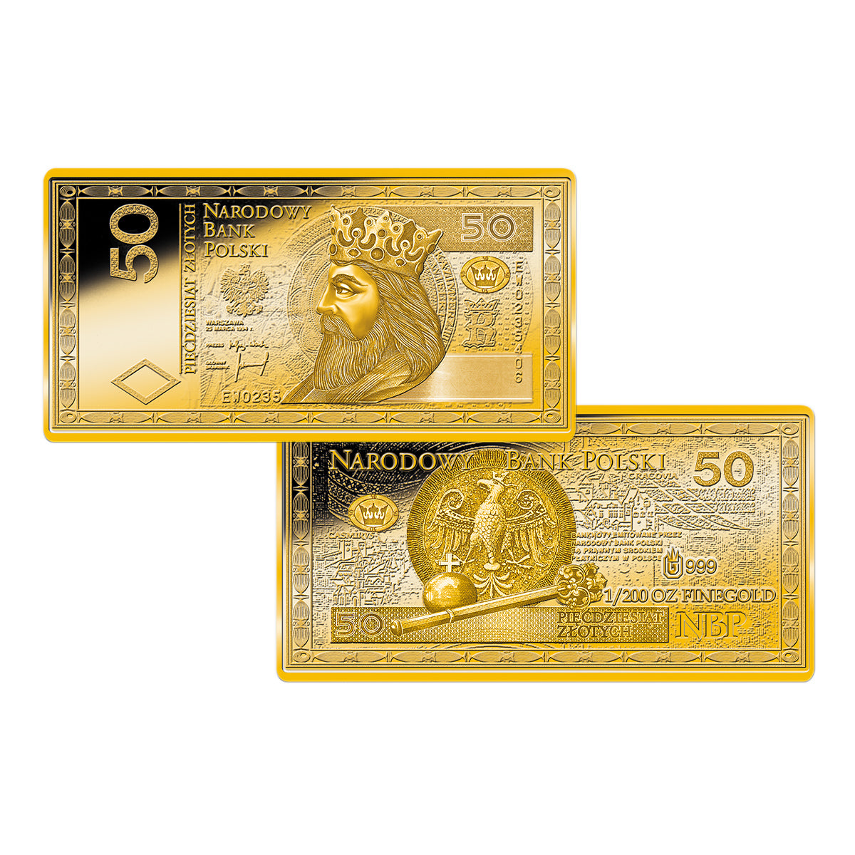 Zdjęcie produktu Współczesne banknoty polskie - kolekcja sztabek