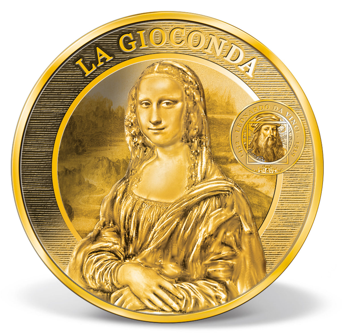 Zdjęcie produktu "Leonardo da Vinci" - 6 złotych monet (1/200 oz.)