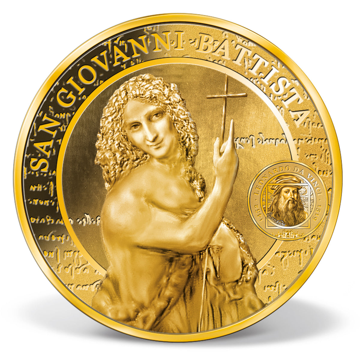 Zdjęcie produktu "Leonardo da Vinci" - 6 złotych monet (1/200 oz.)
