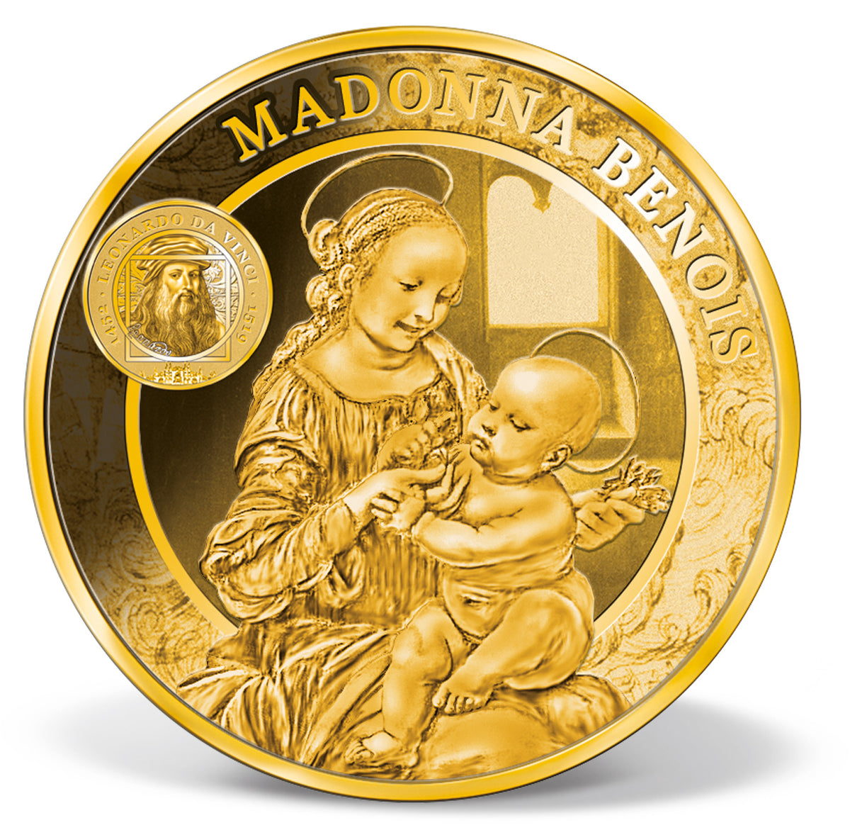 Zdjęcie produktu "Leonardo da Vinci" - 6 złotych monet (1/200 oz.)