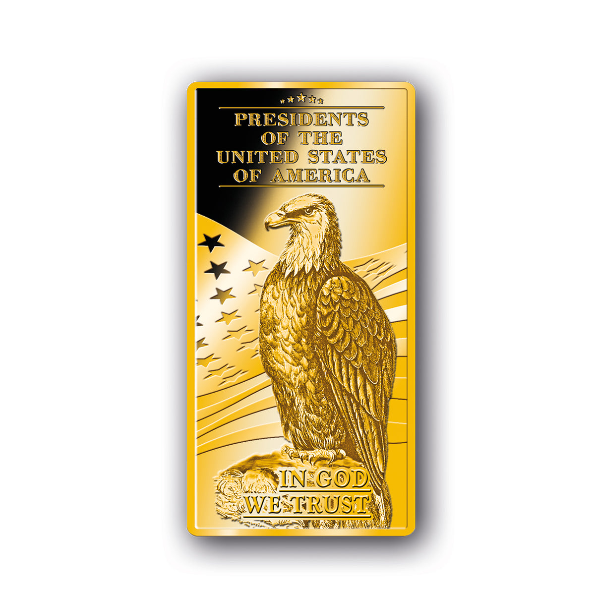 Zdjęcie produktu "Prezydenci USA" - 45 sztabek złota