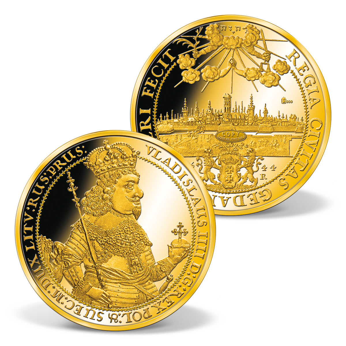 Zdjęcie produktu "Najsłynniejsze polskie monety" - 6 złotych replik monet (1/200 oz.)